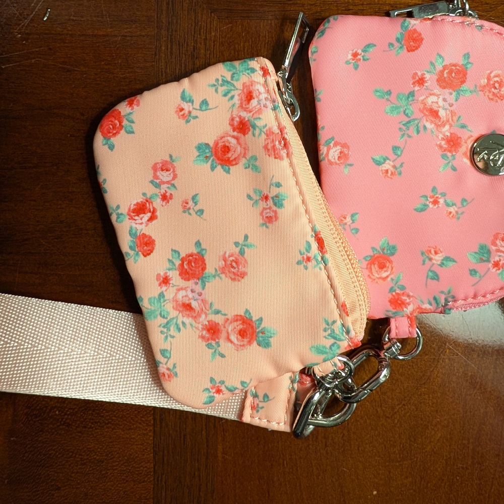 Altared State Floral Pink and Peach Wallet
